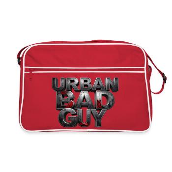 Bad Guy Urban – der Spieler - Retro Tasche - Rot/Weiß - Vorne