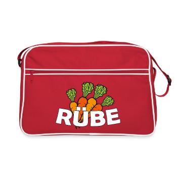 Navet - Sac Retro - rouge/blanc - Devant