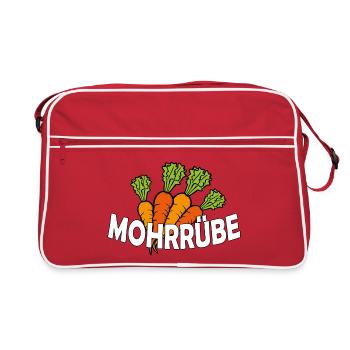 Carotte - Sac Retro - rouge/blanc - Devant