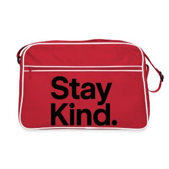 stay child - Retro Bag - red/white - Front