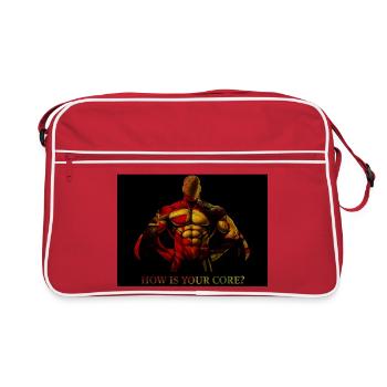 Core Question: Bold Abs Burst - Retro Bag - red/white - Front