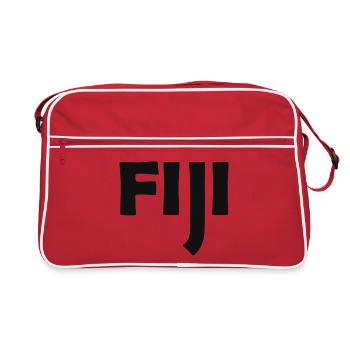 Fidji - Fidji - Îles - Pacifique - Mers du Sud - Sac Retro - rouge/blanc - Devant