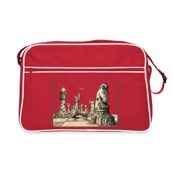 Winged Dream of Queens - Retro Bag - red/white - Front