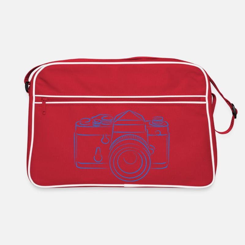 Camera blue Retro Bag