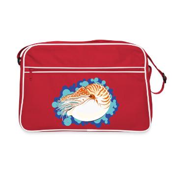 Nautilus Pompilius - Retro Marine Art - Retro Bag - red/white - Front