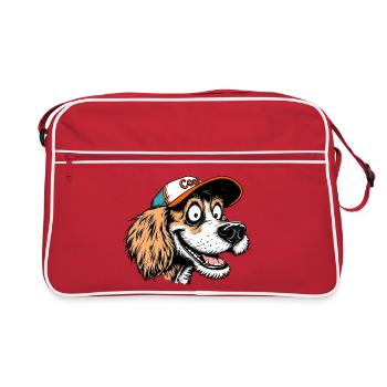 Cool Goofy Dog - Retro Bag - red/white - Front
