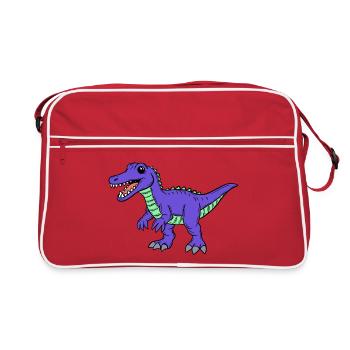Dino - Retro Bag - red/white - Front