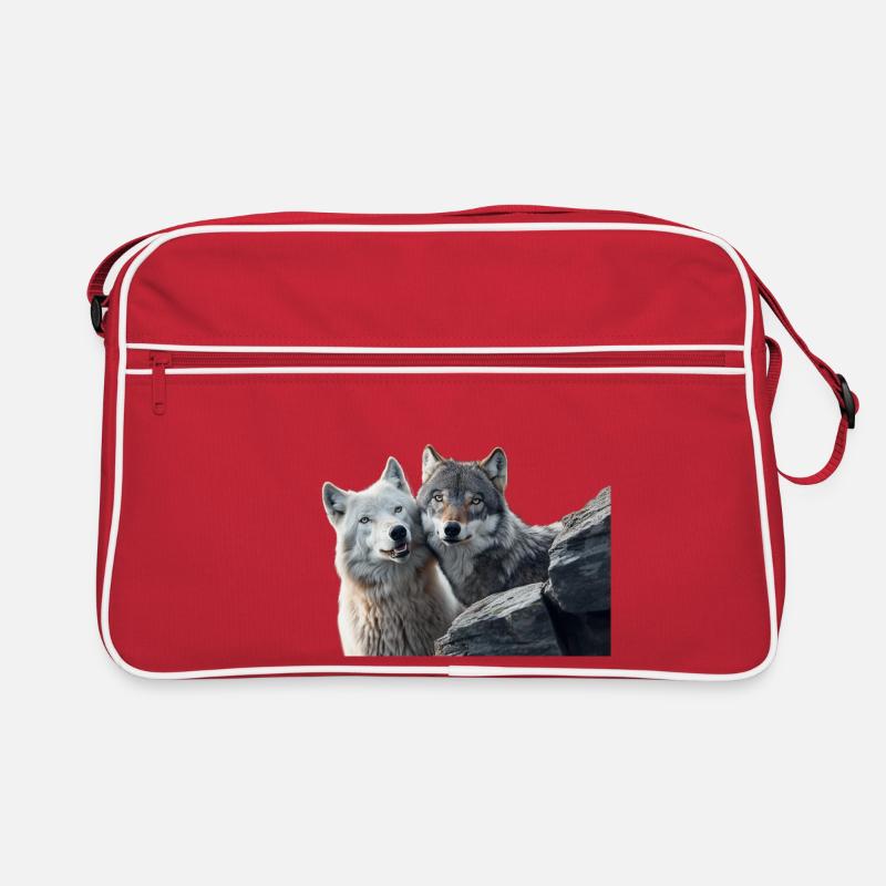 Wolves Duo auf Rock Retro Tasche