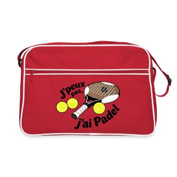 I can't, I have Padel - Retro Bag - red/white - Front