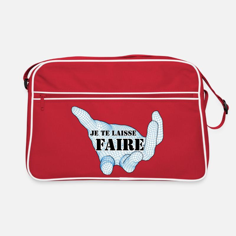 ICH LASSE DICH DAS MACHEN. Retro Tasche