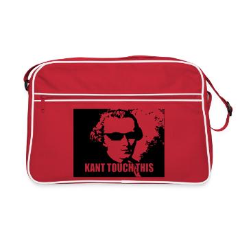 Kant, touche ça - Sac Retro - rouge/blanc - Devant