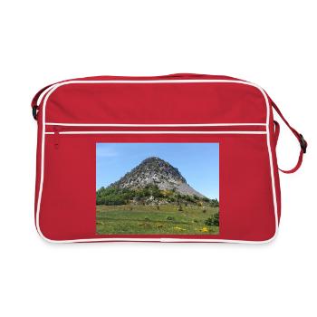 Ardèche Mountain Landscape – France - Sac Retro - rouge/blanc - Devant