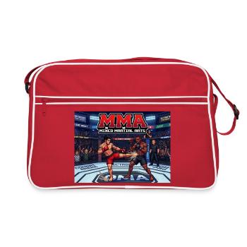 MMA Wrestling Cartoon Action - Retro Bag - red/white - Front