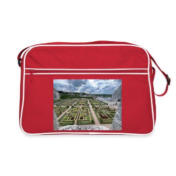 Der Ziergemüsegarten - Retro Tasche - Rot/Weiß - Vorne