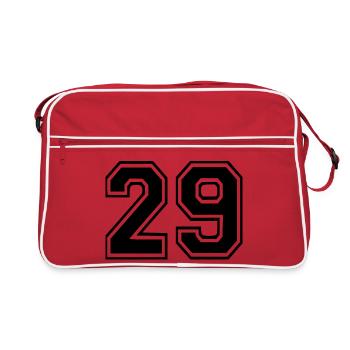 29 - Sac Retro - rouge/blanc - Devant