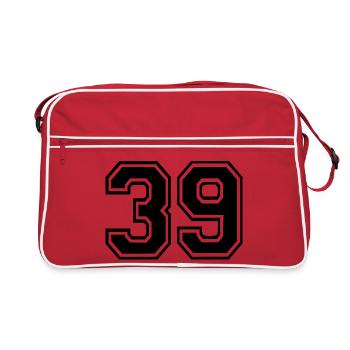 39 - Retro Bag - red/white - Front