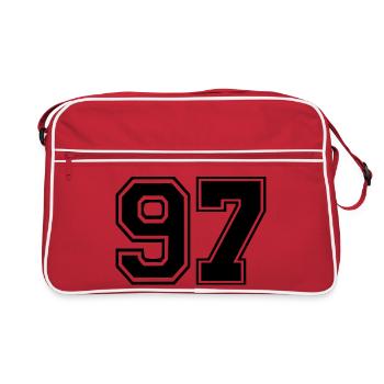 97 - Retro Bag - red/white - Front