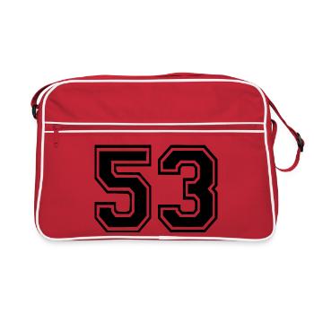 53 - Sac Retro - rouge/blanc - Devant
