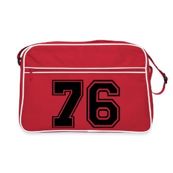 76 - Sac Retro - rouge/blanc - Devant