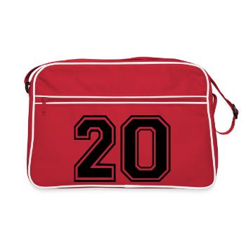 20 - Retro Bag - red/white - Front