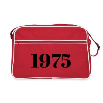 1975 Vintage 1975 Retro 1975 Anniversary 1975 - Retro Bag - red/white - Front