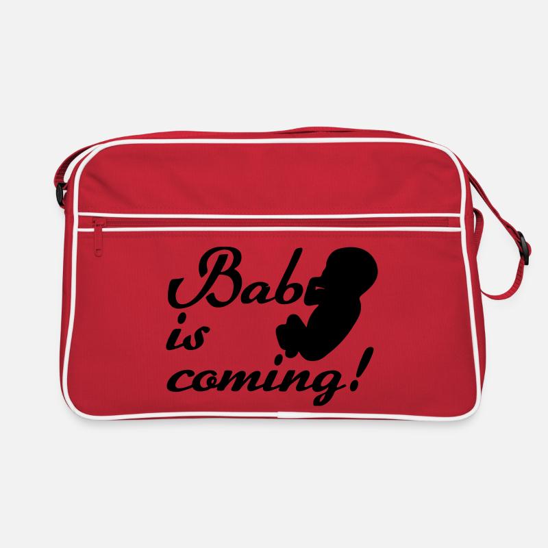 Bébé arrive Naissance, Grossesse, Cadeau Sac Retro