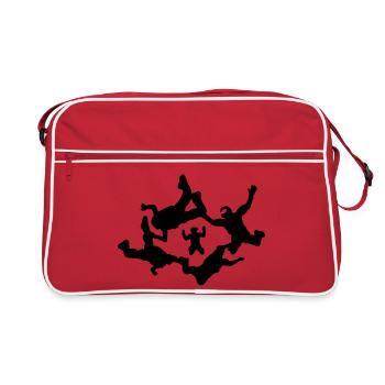 skydiver_7 - Retro Bag - red/white - Front