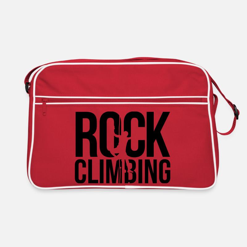 rock climbing Klettern Retro Tasche