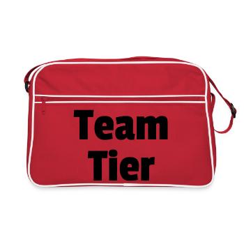 Équipe Animal - Sac Retro - rouge/blanc - Devant