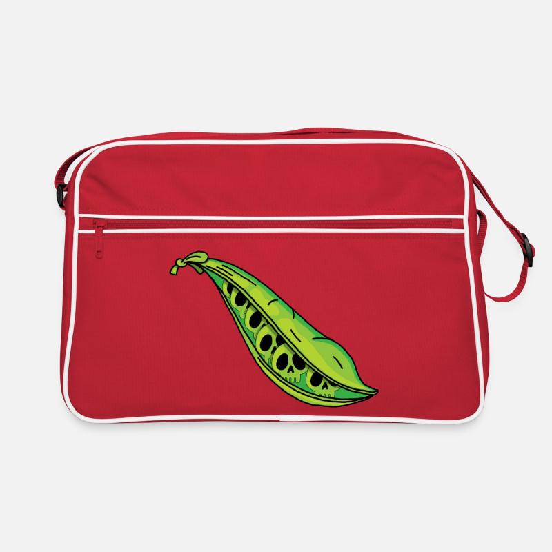 Erbsenschädel Retro Tasche