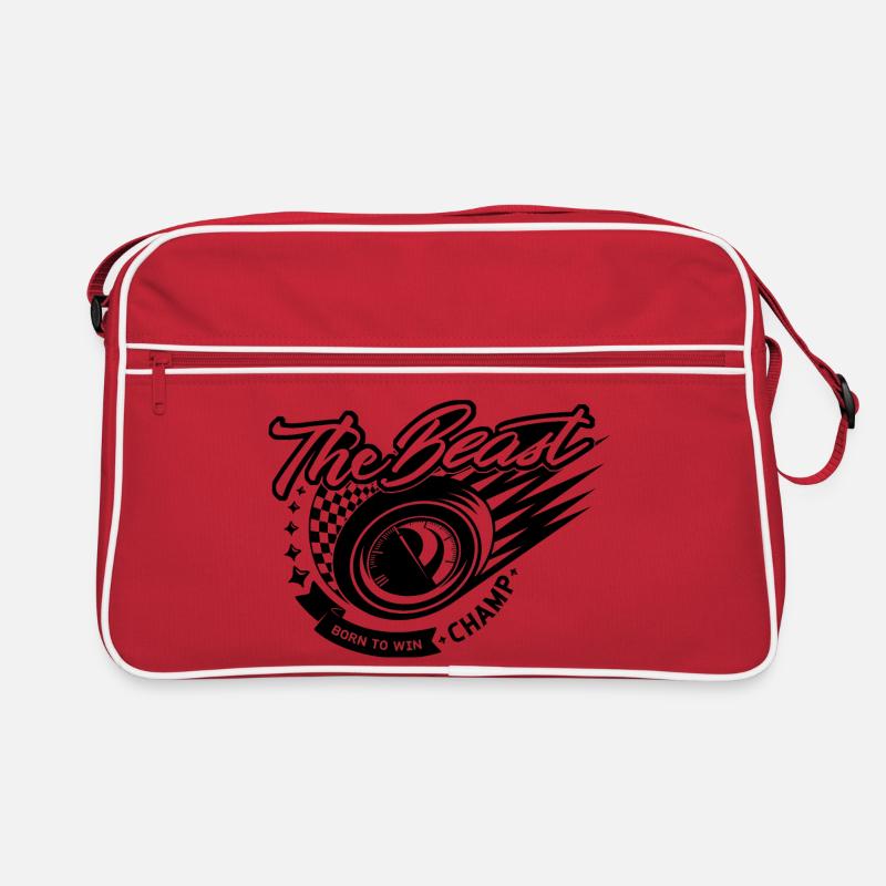 The Beast Wheel Rush Graphics Retro Bag
