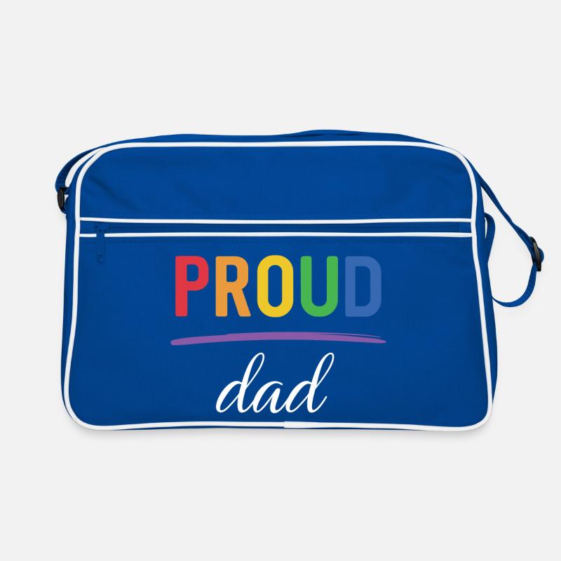 LGBT Proud Dad - Pride-Monat Retro Tasche