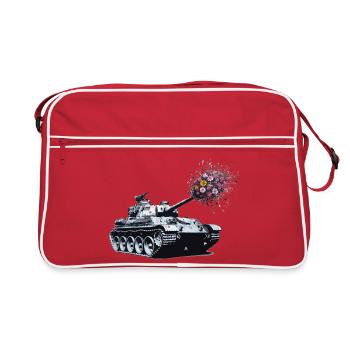 Panzer Bouquet - Sac Retro - rouge/blanc - Devant