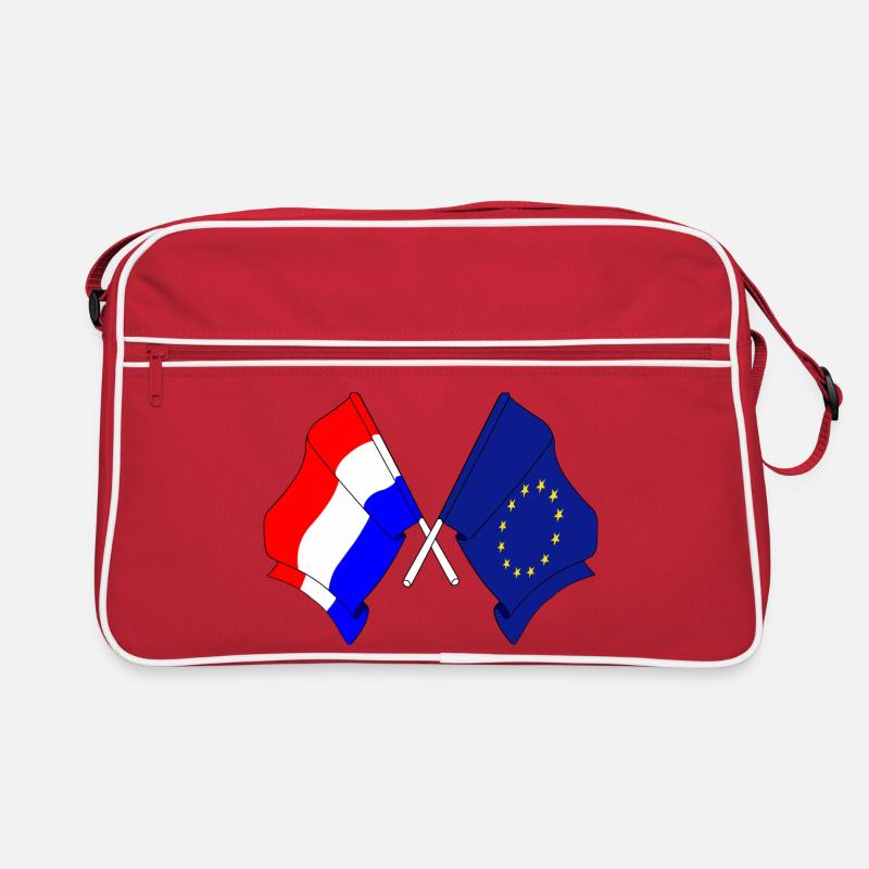 Drapeau des Pays-Bas, drapeau de l’Europe Sac Retro