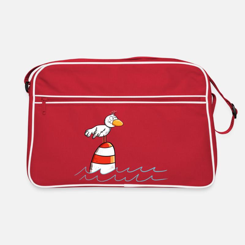 Drôle de mouette veut la mer Sac Retro