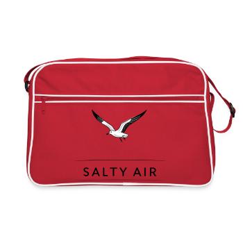 Salty air - Retro Bag - red/white - Front