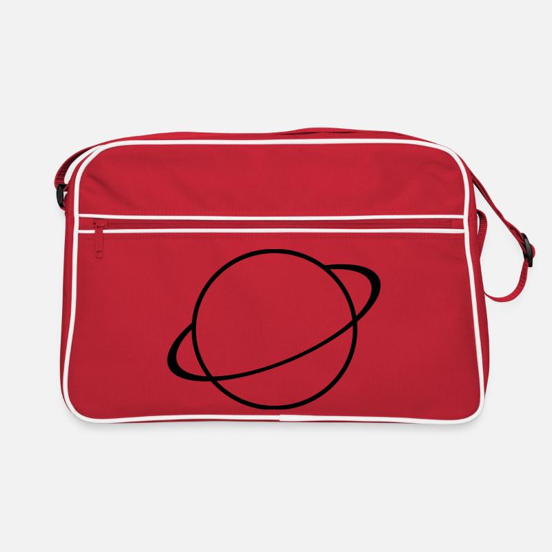Icône de Saturne - Symbole de la planète Sac Retro