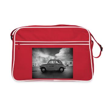 Vintage New York Taxi - Retro Bag - red/white - Front