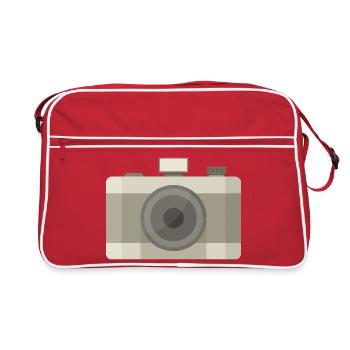 Zimmer - Retro Tasche - Rot/Weiß - Vorne