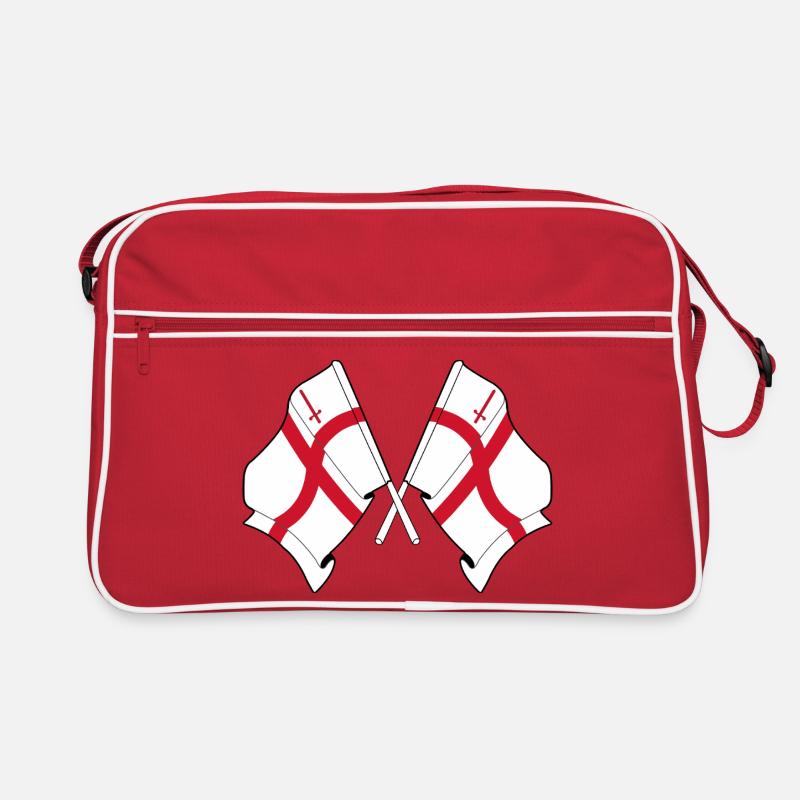 Drapeaux croisés de la City de Londres Sac Retro