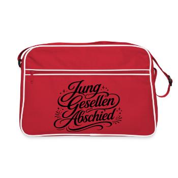Enterrement de vie de garçon Enterrement de vie de garçon - Sac Retro - rouge/blanc - Devant
