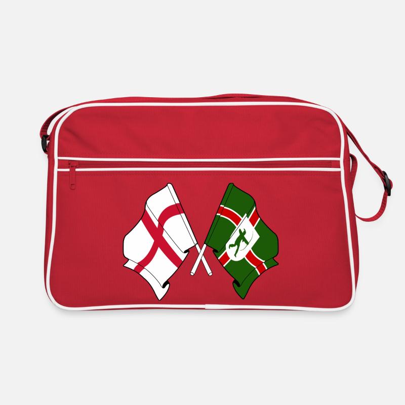 Drapeaux du Nottinghamshire × Angleterre Sac Retro