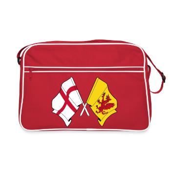 Somerset crossed with England - Retro Bag - red/white - Front