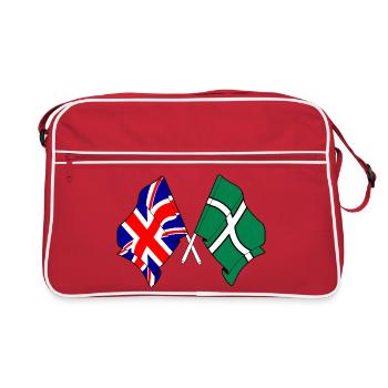 Croix du Devon & Grande-Bretagne - Sac Retro - rouge/blanc - Devant