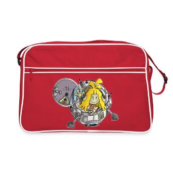 Micol and Mael - the UFO 2 / - Retro Bag - red/white - Front
