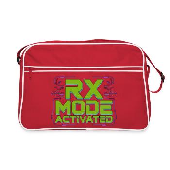 Retail Pharmacist Rx Mode Activated Pharmacy Care - Retro Tasche - Rot/Weiß - Vorne