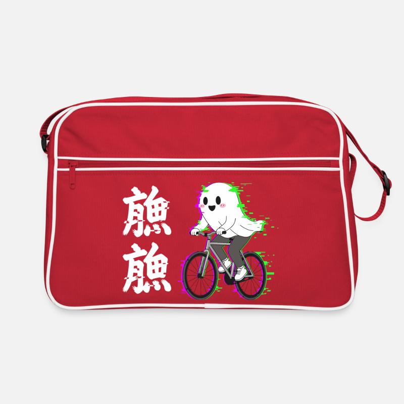 Fantôme néon à vélo Sac Retro