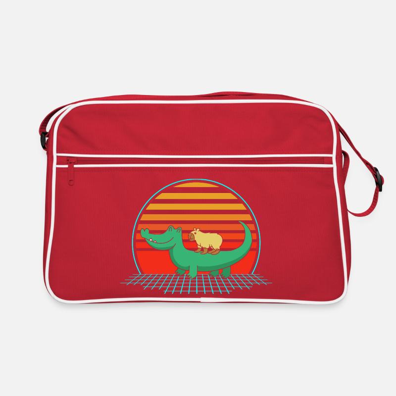 Capybara Capibara Retro Tasche