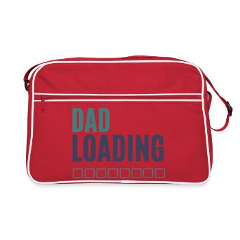 Dad Loading Progress Bar - Retro Bag - red/white - Front