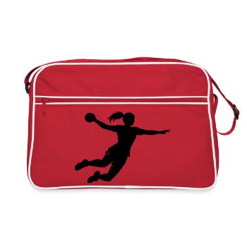 Handball - Sac Retro - rouge/blanc - Devant
